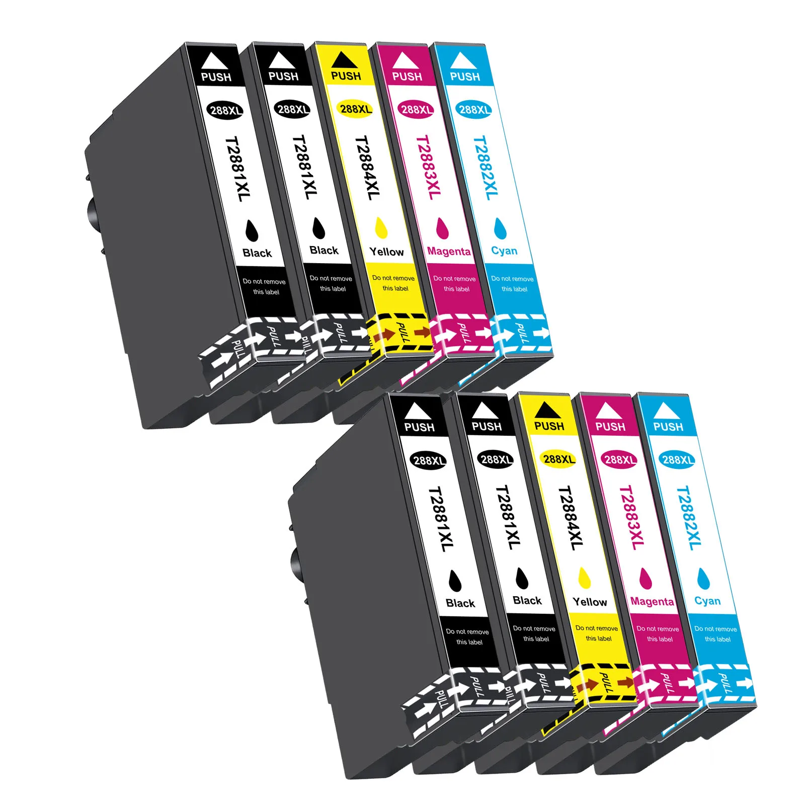 

10 Pack Compatible Ink Cartridge 288 288XL for Epson Expression XP-440 XP-330 XP-430 XP-434 Series Printers Inkjet