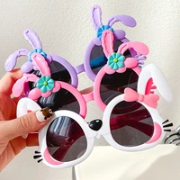 2022 new children cute cartoon uv400 sunglasses boy girl colors outdoor kids sun protection sunglasses baby sport shades glasses