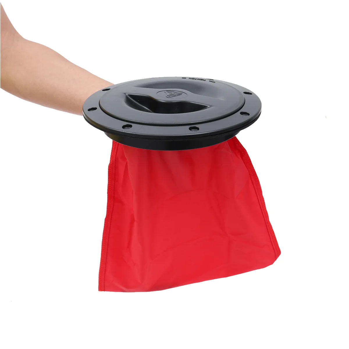 

6" ABS Hatch Cover Deck Plate with Red Storage Bag Hatch Cover Kit Boat Accessories for Rigging Fishing Boat Kayak