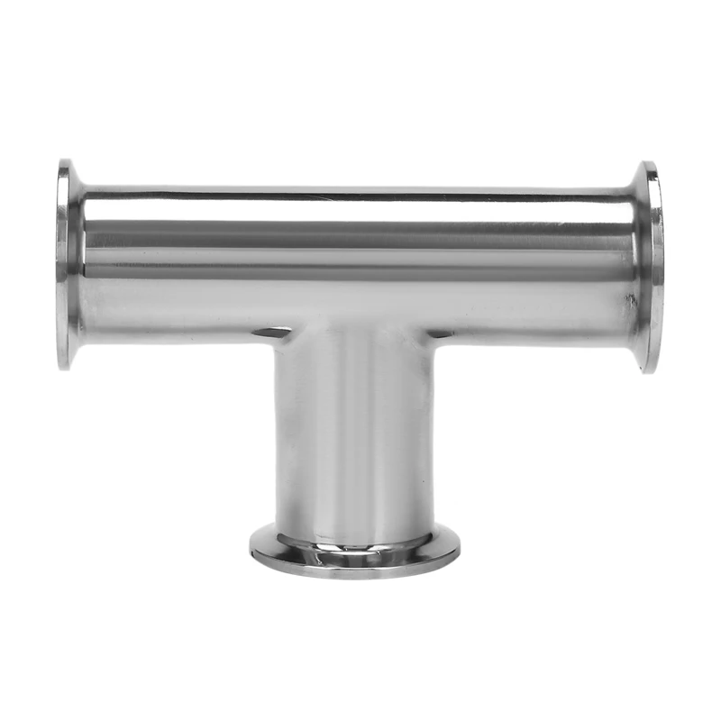 

Трехходовой тройник 1,5 дюйма 38 мм, санитарный Тройник с зажимом из нержавеющей стали 304, фитинг для труб с зажимом