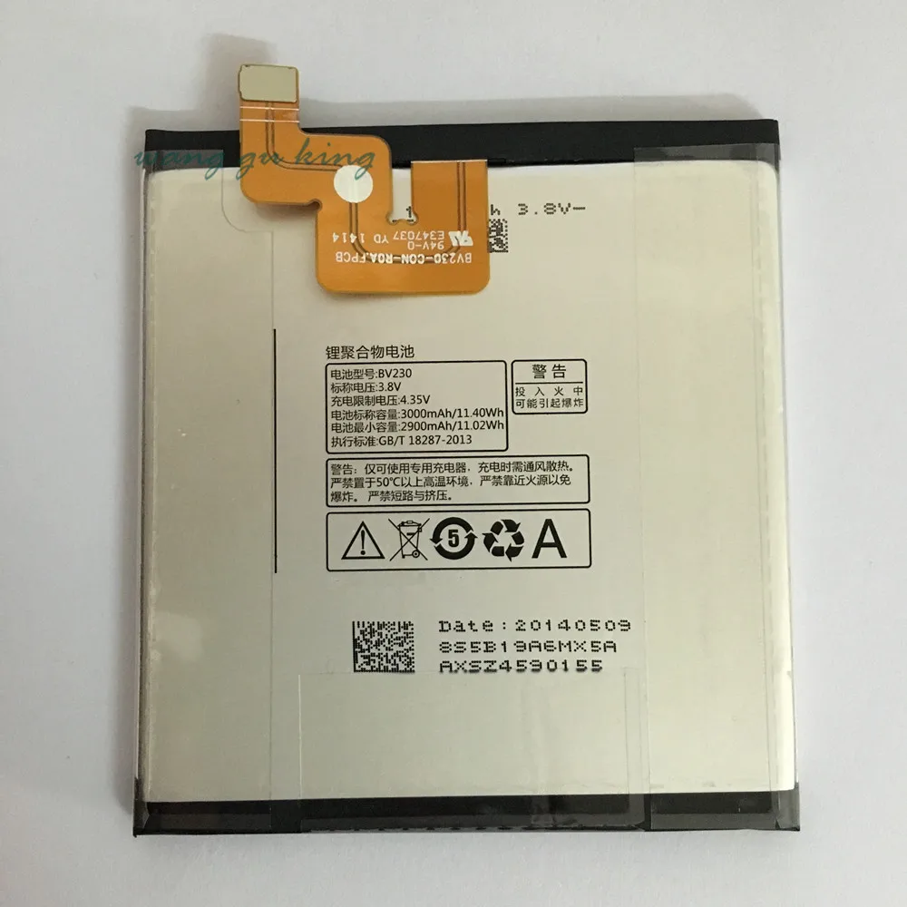 Аккумуляторная батарея для Lenovo Vibe Z2, аккумуляторная батарея BL230 3000 мАч BV230, замена внутренних аксессуаров