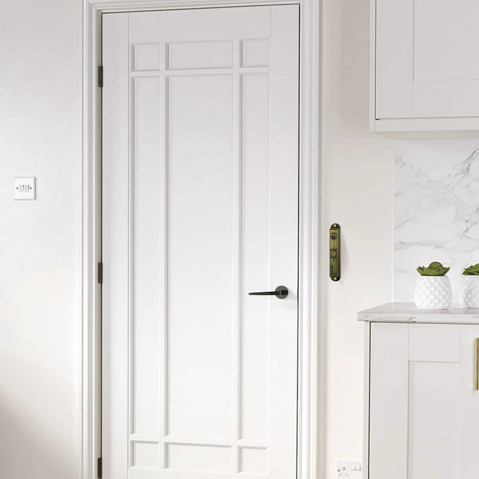 5 шт. мемориальные украшения дверной свиток Священный столб металлическая ретро