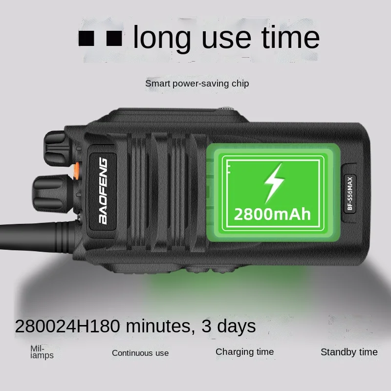 Baofeng New Baofeng Bf-s56max Walkie Talkie Baofeng High-power Waterproof Handheld Communication Equipment