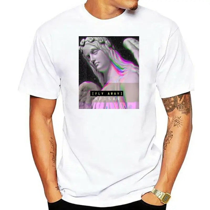 Крутой дизайн модная мужская футболка с блестками для Otaku Graphic Tee