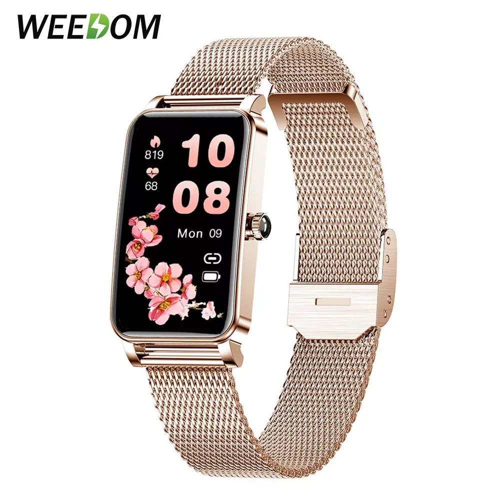 

Luxury Women Full Touch Screen Bracelet Heart Rate Fitness Monitor IP68 Waterproof Smartwatch