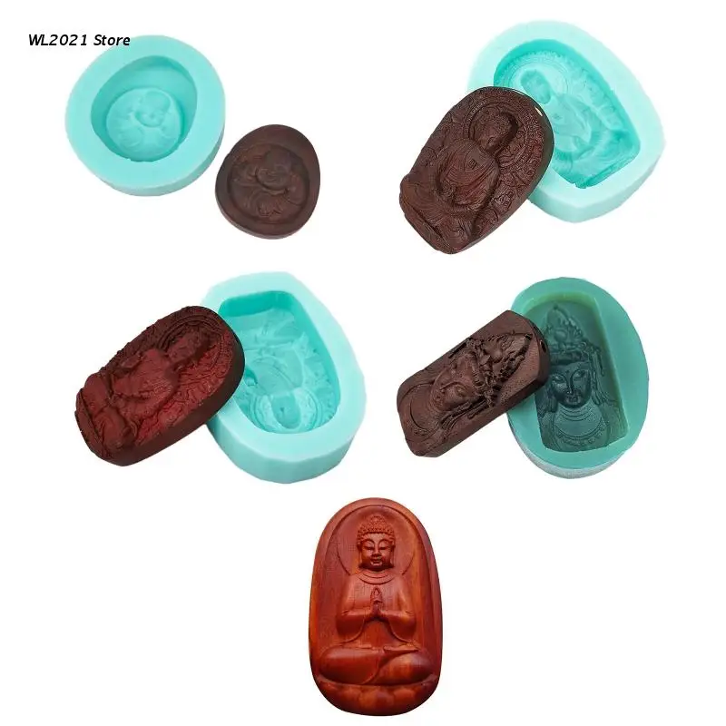 

Flower Pendant Epoxy Resin Casting Mold DIY Making Craft Soap Handmade