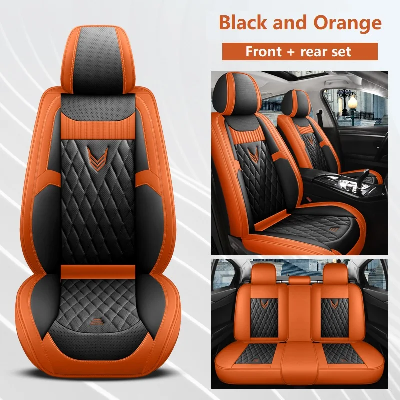 Искусственная кожа на 5 мест, Новая универсальная защита для автомобильных сидений, всесезонные Перфорированные дышащие автомобильные аксессуары