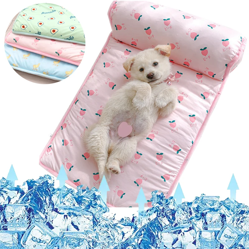 

Soft Dog Mat Cooling Summer Pad Mat for Dogs Cat Blanket Sofa Breathable Pet Dog Bed Summer Washable for Small Medium Large Dogs