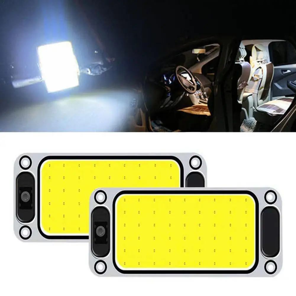 

Car Interior LED Reading Light Cob Dome Light Compartment Lighting Reversing Light 12V24V Cab Interior Light