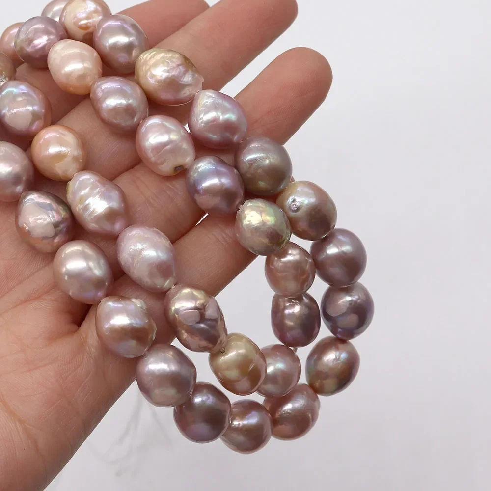 Пресноводный пресноводный фиолетовый жемчуг Эдисона 9-10 мм