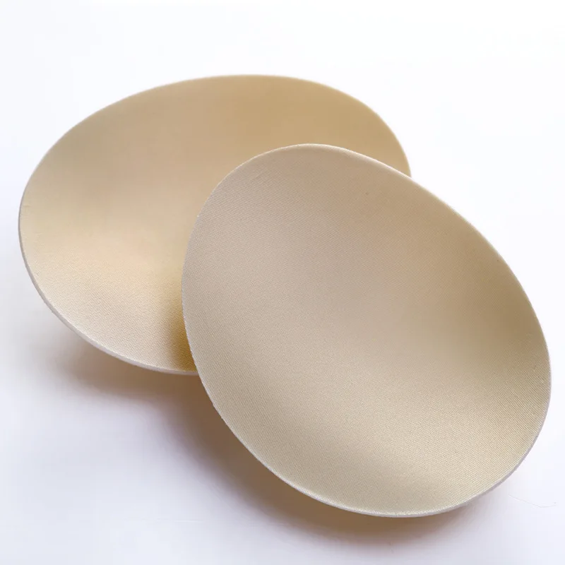 

Invisible Bra Pads Bikini Body-fitted Sponge Chest Cups Chest Pads Breast Insert Push Up Breast Enhancer Size M-L