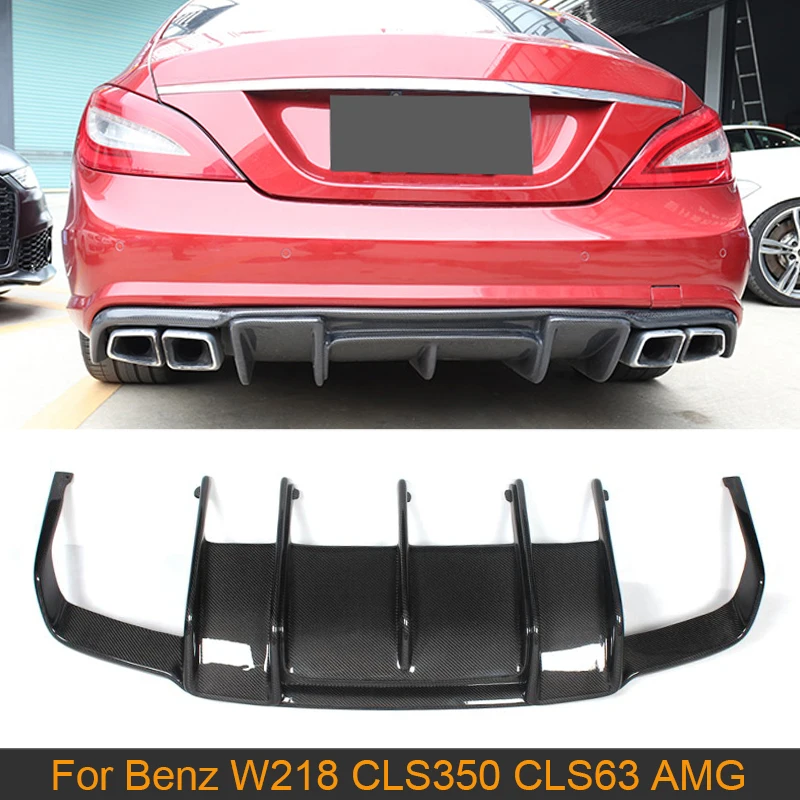 

Автомобильный задний бампер, диффузор, спойлер для Mercedes Benz W218 CLS350 CLS63 AMG 2012-2017, задний диффузор для автомобиля