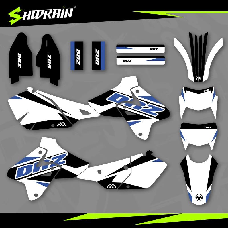 Фото Наборы наклеек с графикой мотоцикла Sawrain для SUZUKI 99-22 DRZ400-S-SM-E 10 №1