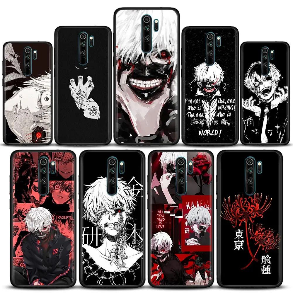 

Tokyo Ghoul Manga Redmi 9 Phone Case Ken Kaneki Anime For Xiaomi Redmi9 Back Cover Redmi 9A 9T 9C 10 C 8 7A 6A 11 12C Soft Cases