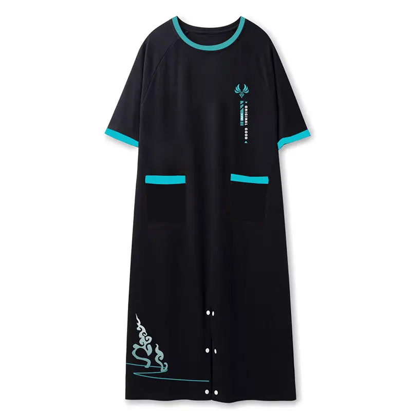 Пижамные комплекты Genshin Impact Xiao для косплея летняя одежда сна с мультяшным