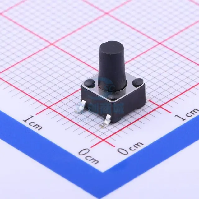 

free shipping 6*6*9.0 260gf TS-1102S-C-K-B 60pcs