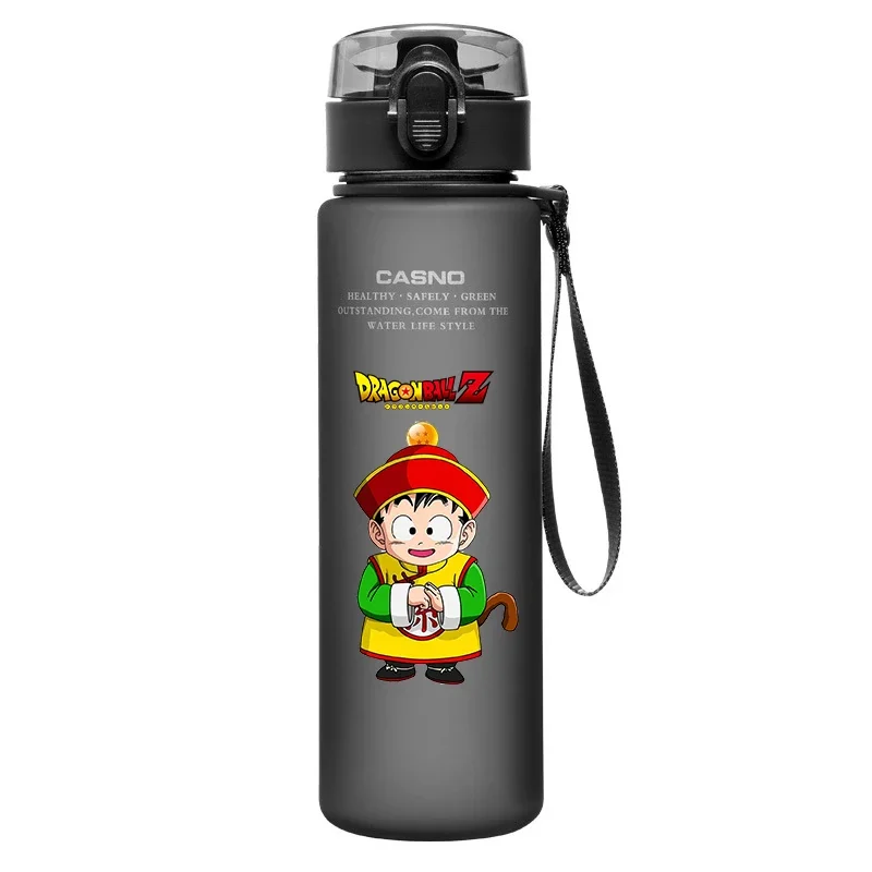 560 мл Dragon бутылка для воды с мячом Son Goku Super Saiyan большая емкость Питьевая чашка