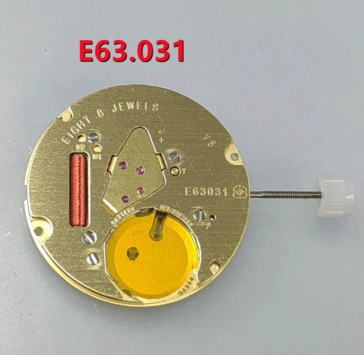 

Watchmaker watch movement parts Swiss original ETA E63.031 movement quartz movement E63031
