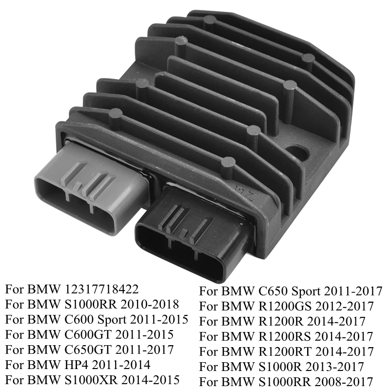 Выпрямитель регулятора для BMW S1000RR C600 C650 Sport C600GT C650GT HP4 S1000XR R1200GS R1200R R1200RS S1000R S1000RR 12317718422