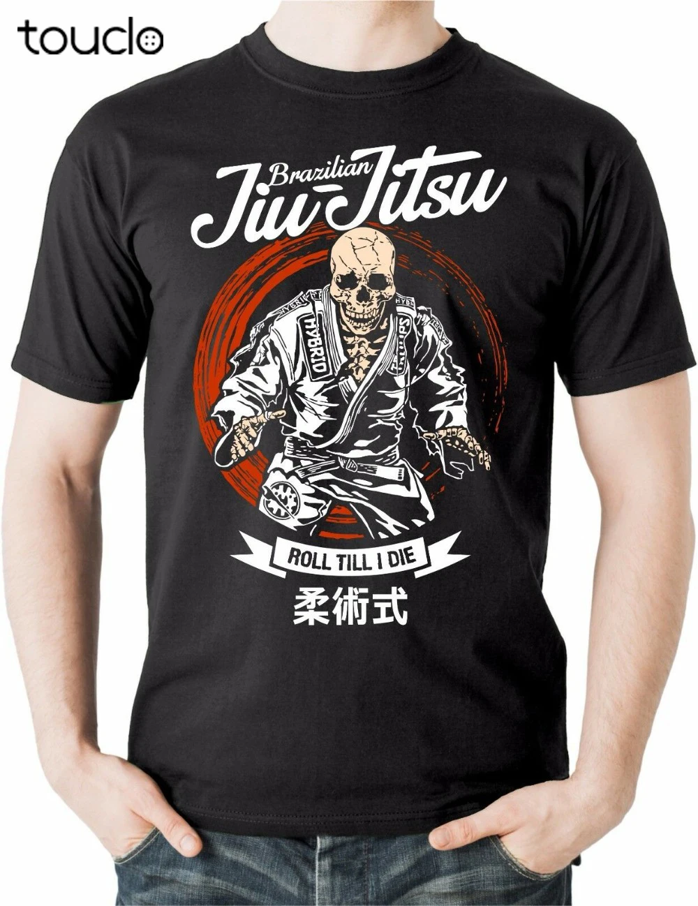 

Brazilian Jiu Jitsu Gracie Team T-Shirt Martial Arts Bjj Grappling Rio Top New Fashion Hot Fashion Brand Concert T Shirts Unisex