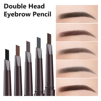 three dimensional multi effect eyebrow pencil double head triangular beginners eyebrow pencil not easy to blooming makeup pen