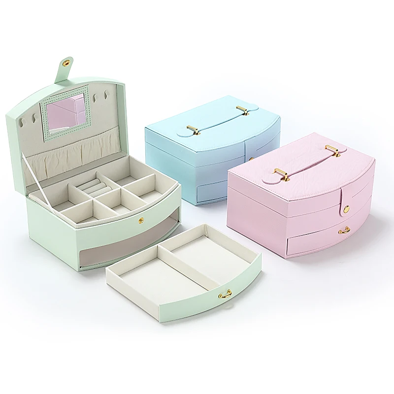 Роскошная шкатулка для драгоценностей хранения противоокислительная украшений