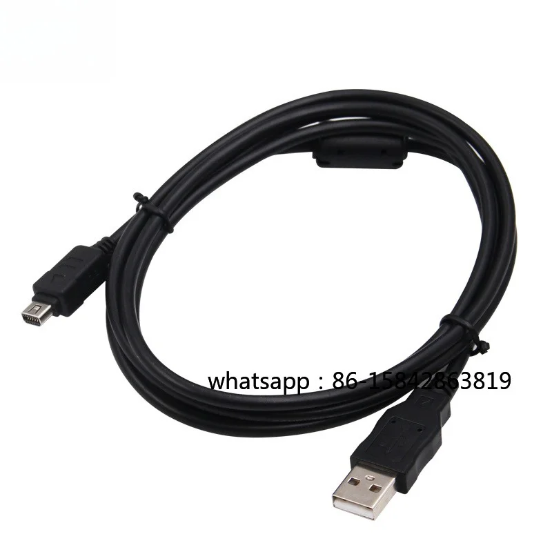 Фото 12-контактный USB-кабель для зарядки и передачи данных для цифровых камер Olympus, кабель для передачи данных CB-USB5/Cb-USB6, 12-контактный USB-кабель, аксессуары для кабелей передачи данных №4