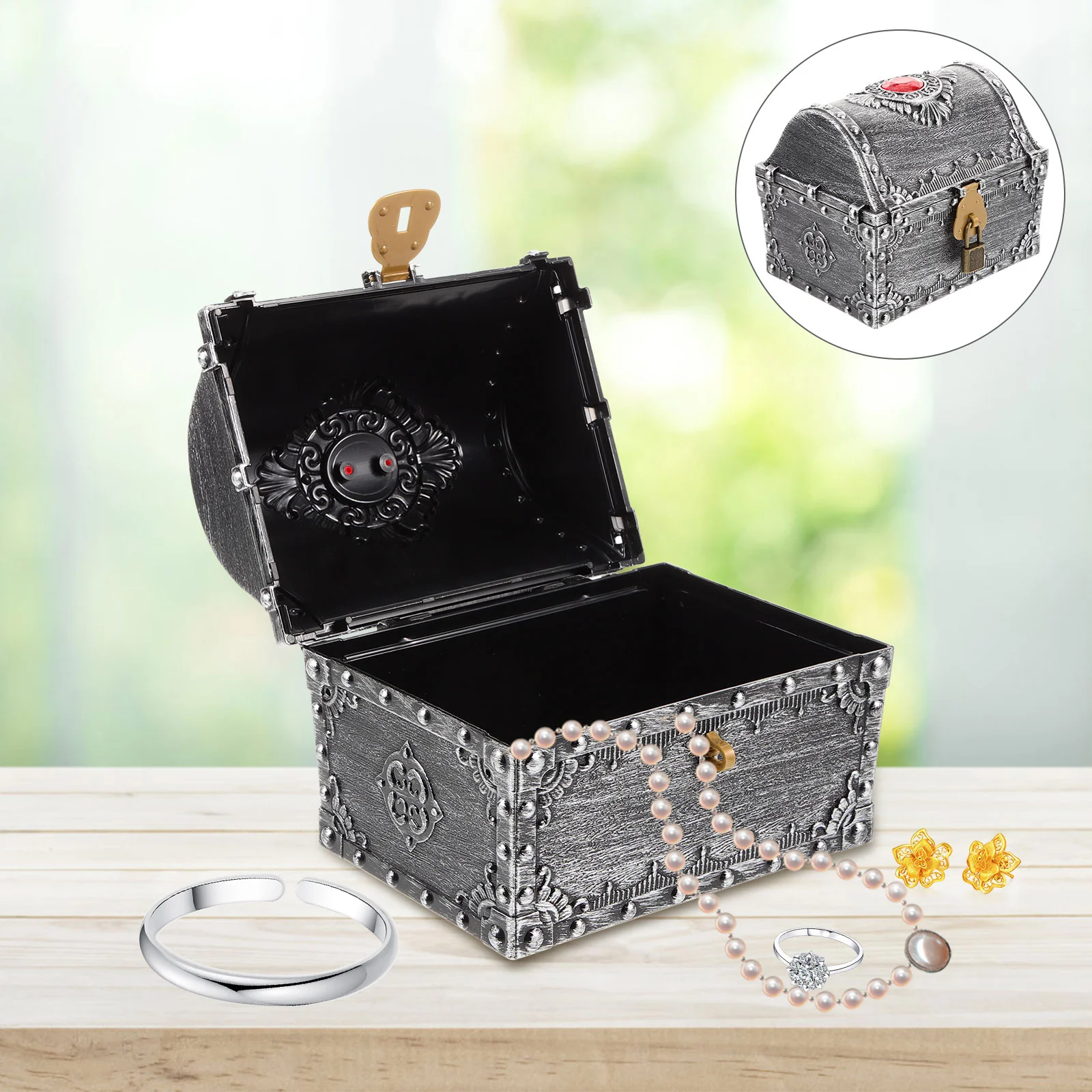 Ювелирные изделия пиратский ящик для охоты сокровищ детский ретро-хранение