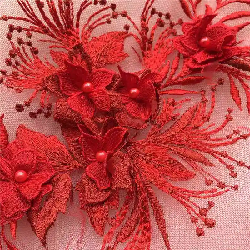 

Embroidery Crafts Beauty Applique Lace New Dress DIY Fabric Sewing Flower