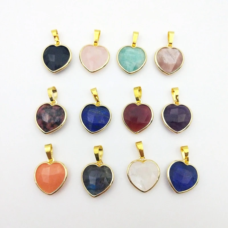 Подвеска-Соединитель с граненым драгоценным камнем подвеска кристаллами