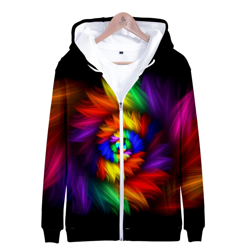 

3D Printed Tie Dye Flashbacks Hoodie Men colorful psychedelic Hoodies Sweatshirt Men Oversized Pullover Jacket 100-4XL Oversized