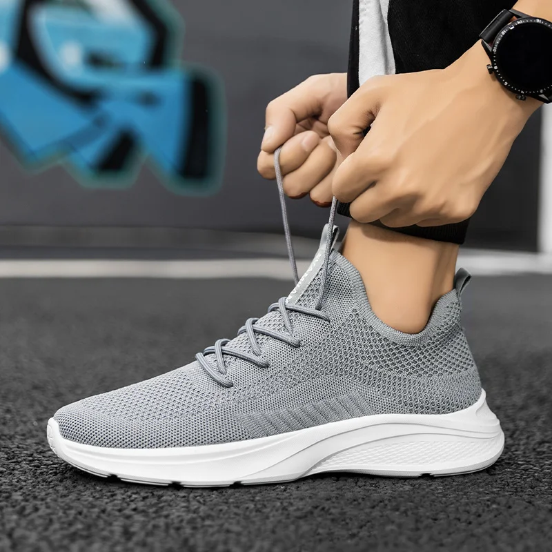 Lightweight Men's Running Shoes Mesh Breathable Anti Slip Women Cushioning Sneakers Couple Walking Shoes Unisex Jogging Sneakers