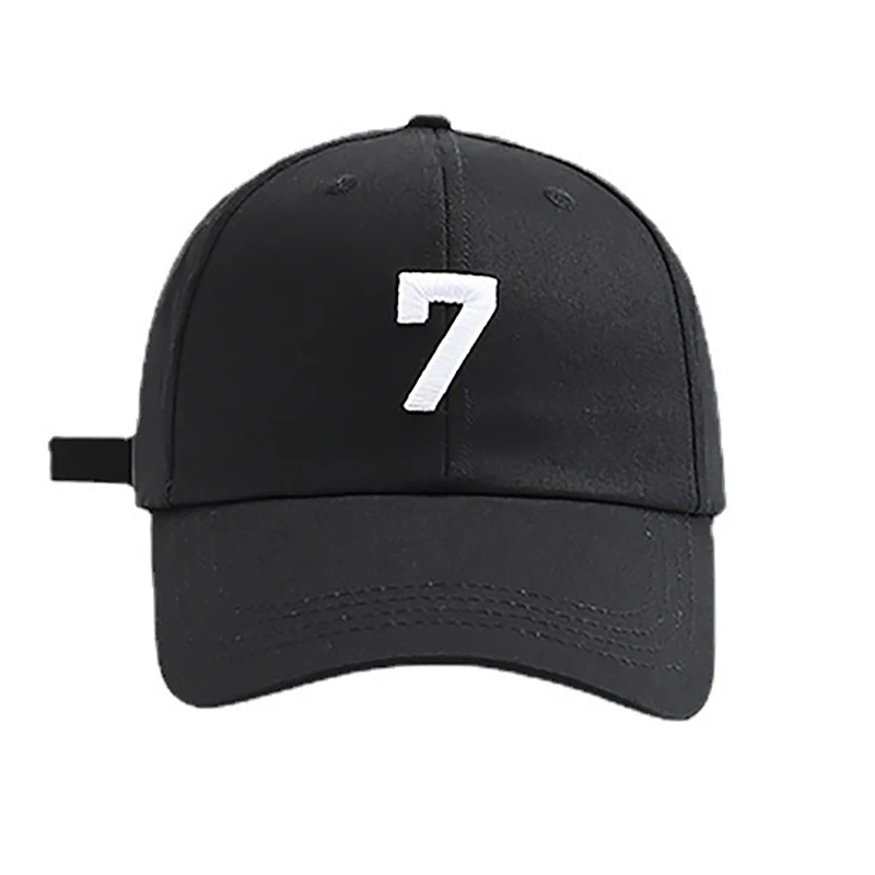 

2023 High Quality Lucky Number 7 Hat Fashion Baseball Cap Men Women Hardtop
