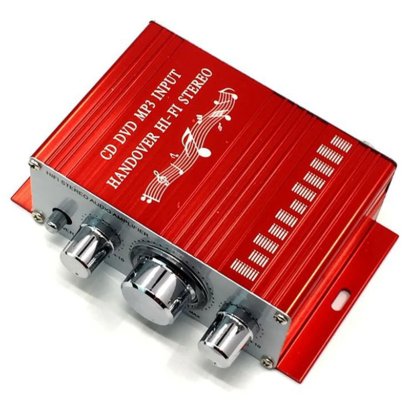 

DC12V 2CH Mini Hi-Fi Stereo Audio Small Amplifier AMP for Car Motorcycle Radio MP3 Car Audio Accessories HY2001 Modified Parts