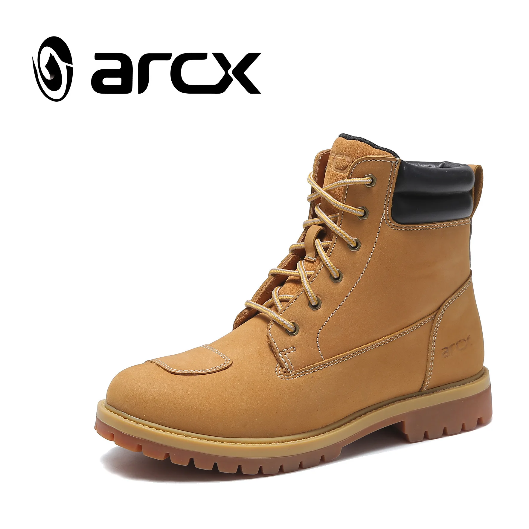 

ARCX Motorcycle Boots Cow Leather Wearble Motorbike Riding Shoes Vintage Design Casual Street Racing Shoes Botas Moto