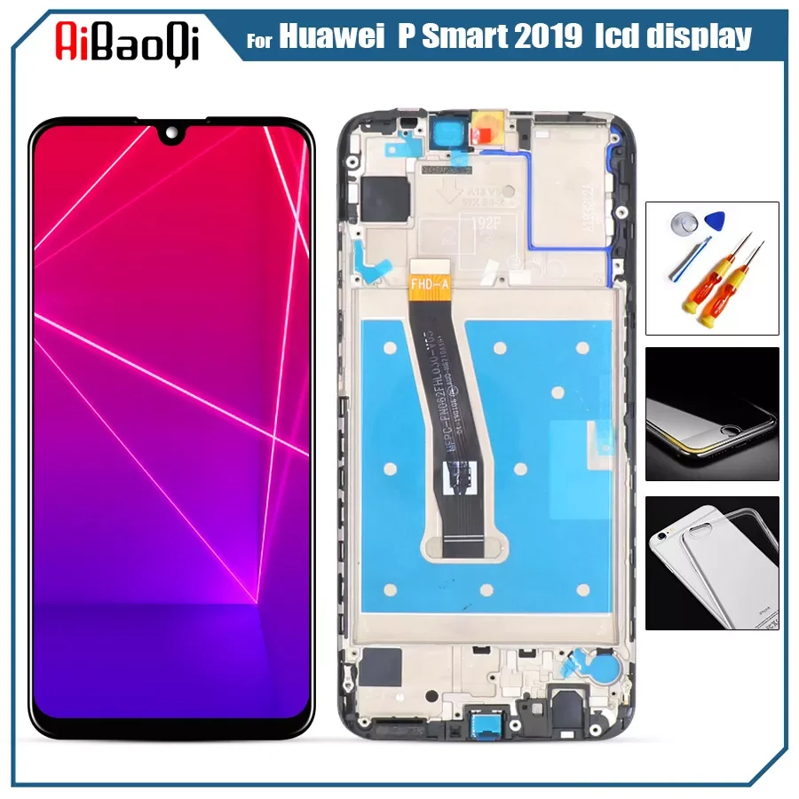 

Original Display for Huawei P Smart 2019 LCD Display Screen Touch Digitizer Assembly P Smart 2019 LCD Screen With Frame Replace