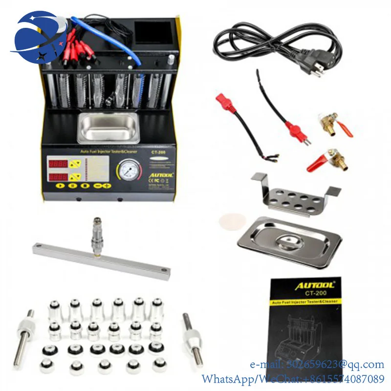 

Autool CT-200 Automotive Fuel Injection Systems Cleaning Tools CT200 Fuel Injector Cleaner and Tester 110V /220V