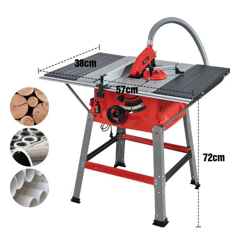 Портативная Настольная пила с металлической подставкой 10 дюймов 1800 Вт