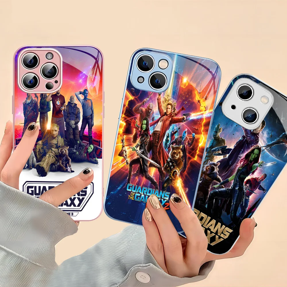 G-Guardians Of T-The F-Falaxy Phone Case Tempered Glass For Iphone 14 13 12 11 Pro Mini XS MAX 14Plus X XR Fundas