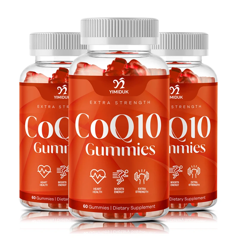 

Coenzyme Q10 200mg Vegetarian Gummies Support Heart&Cardiovascular Health Gluten-Free Super Absorption COQ10 Supplement