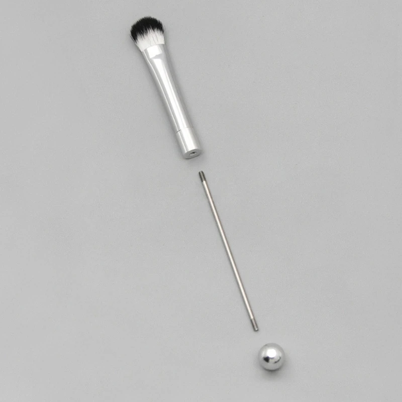 Кисти для макияжа теней век DIY косметическая кисть из бисера с металлической