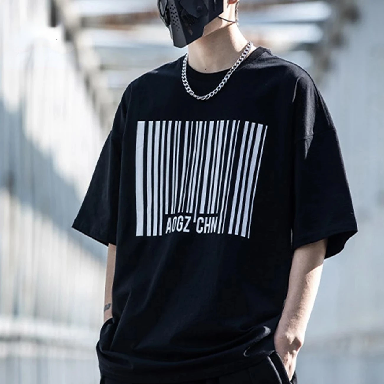 

Hip Hop Short Sleeve Tee Shirts Tops Harajuku Round Neck Striped Letters Print T-Shirt Men/Women Summer Streetwear Hot T Shirts
