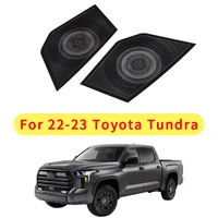 for 22 23 toyota tundra dashboard horn cover sticker car interior stainless steel black dashboard horn cover sticker decoration