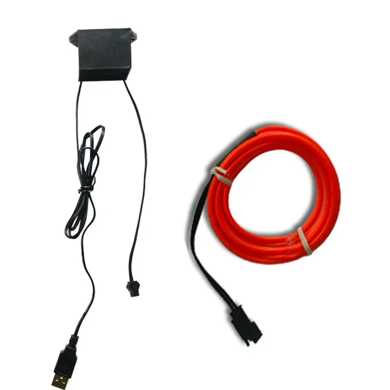 

Car LED Lights Line Instrument Panel Atmosphere Light Central Control Line Lights Interior Atmosphere Door Guide Lamp 4 Meters