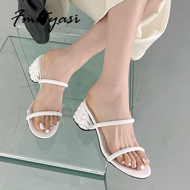 Новинка лета 2022 женские сандалии модная женская обувь на массивном каблуке