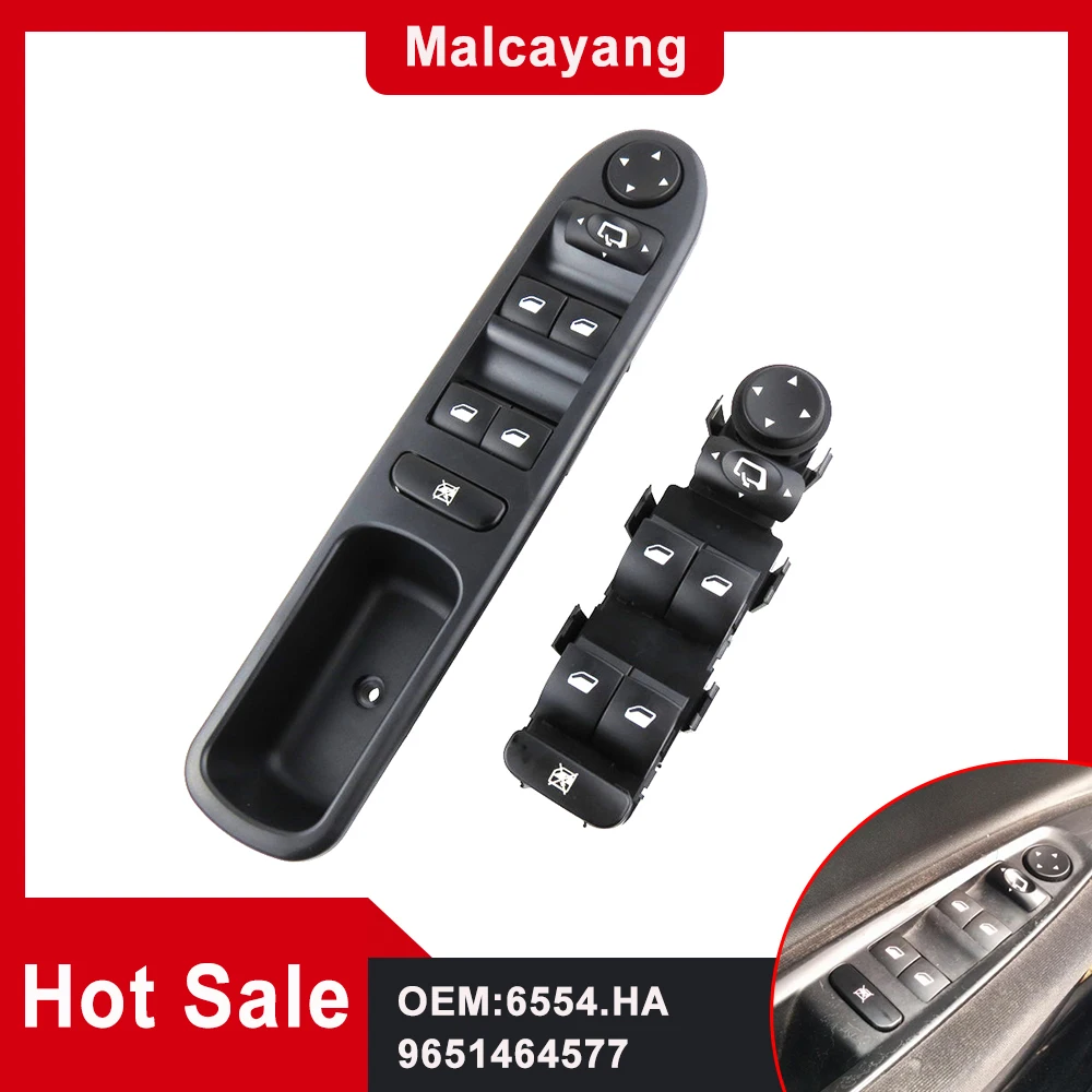 

Fast Delivery For Citroen C4 2004 2005 2006 2007 2008 2009 2010 2011 6554.HA 6554HA Master Electric Power Window Lifter Switch