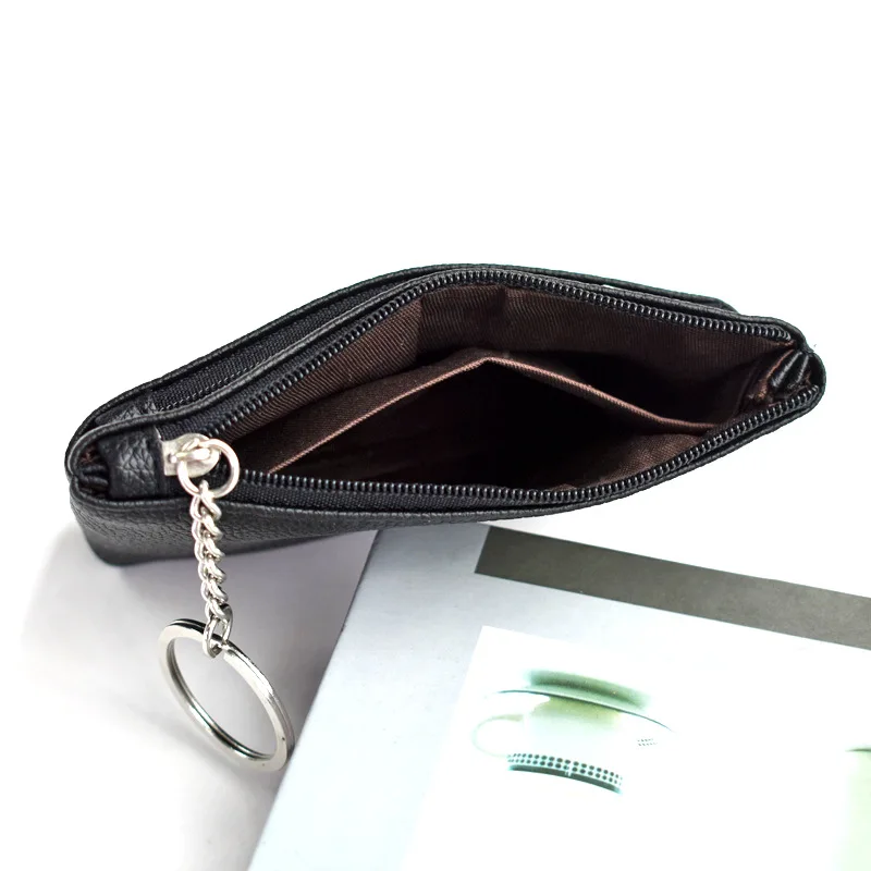 Brand New PU Leather Coin Purse Mini Change Purses Women's Wallets Card Holder Zipper Pouch Key Chain Pocket Kids Coin Pocket