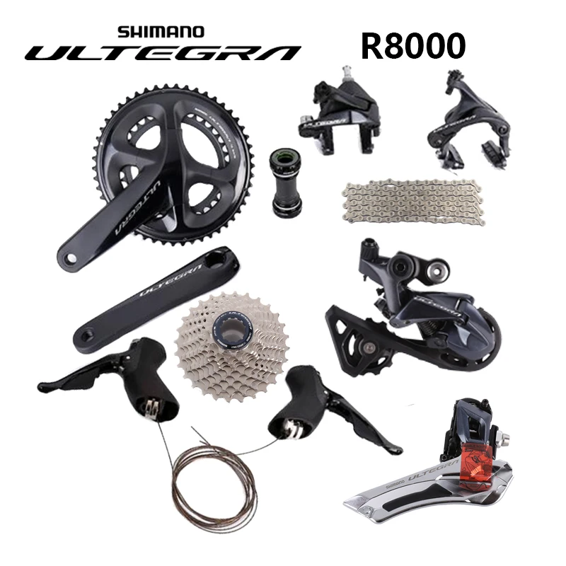 Набор компонентов для шоссейного велосипеда Shimano Ultegra R8000 11 22 скорости 6800 170/172 5/175