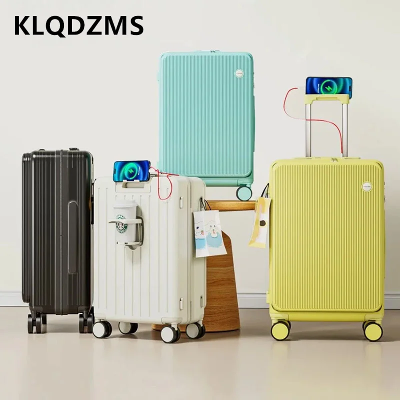 KLQDZMS 24 &quot26&quot новый чемодан с передним отверстием для ПК посадочный чехол