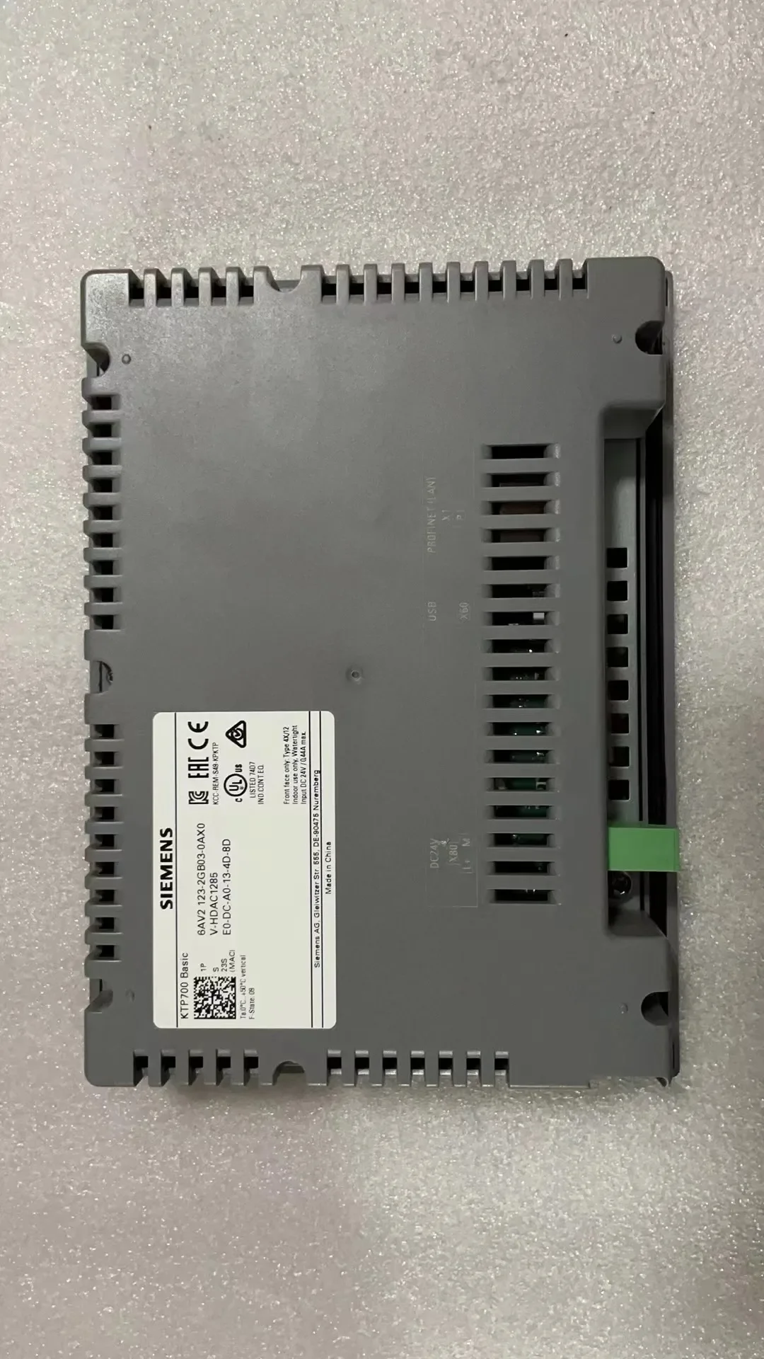 6AV2123-2GB03-0AX0 Б/У протестирована нормально SIMATIC HMI базовая панель KTP700 ключ/сенсорное